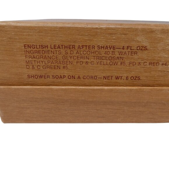 Vintage English Leather Gift Set Aftershave Soap Deodorant New Old Stock - Picture 5 of 6